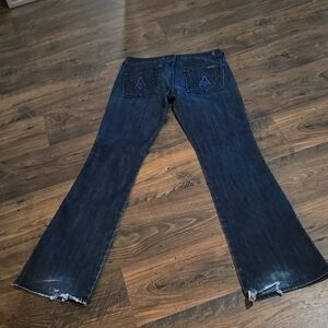 💙💙7 For All Mankind A Pocket Bootcut Jeans 👖Size 30 So good!The Hottest Cut!